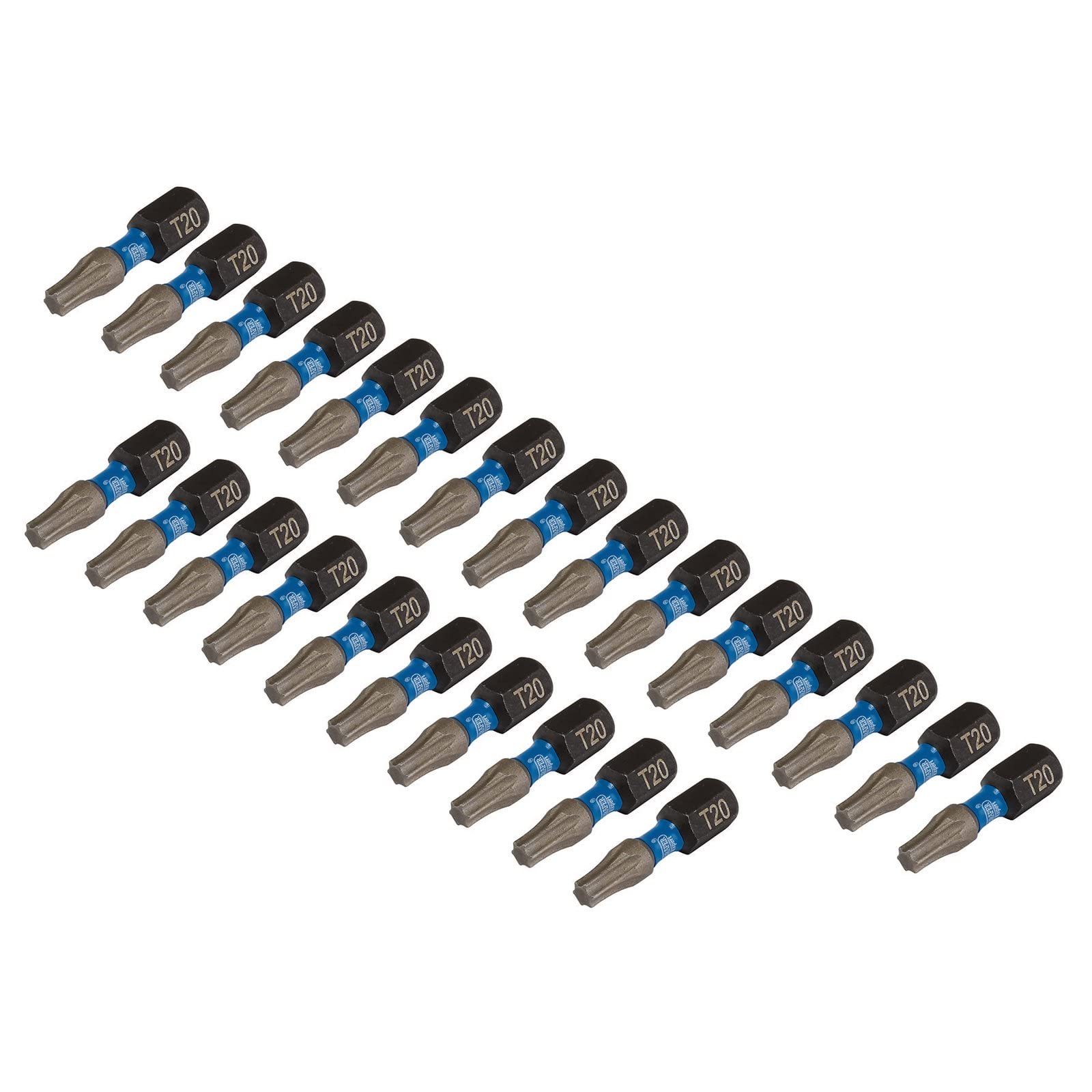 Draper 05692 TX-Star Impact Screwdriver Bits, T20 x 25mm (Pack of 25)