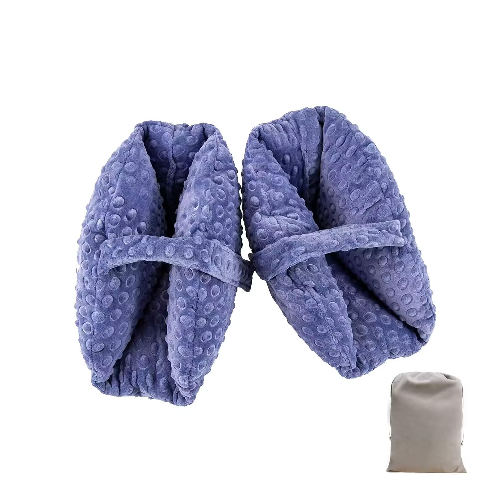 Photo 1 of 1 Pair Heel Protector Cushion, Assistive Heel Protectors, Foot Protectors for Pressure Sores, Heel Protector Bed Sore, Quilted Foot Pillows, Foot Pillow for Heel Pain Bedridden Patients Supplies