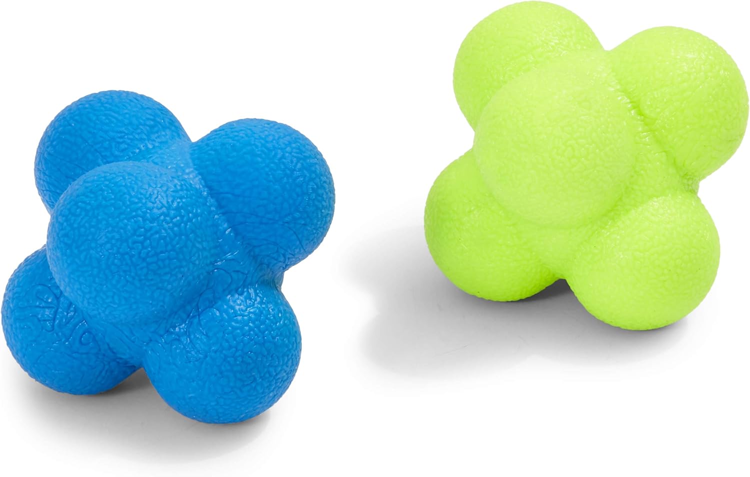 Rubber Reaction Bounce Balls for Coordination, Agility, Speed, Reflex Training (2 Pack) : Sports & Outdoors