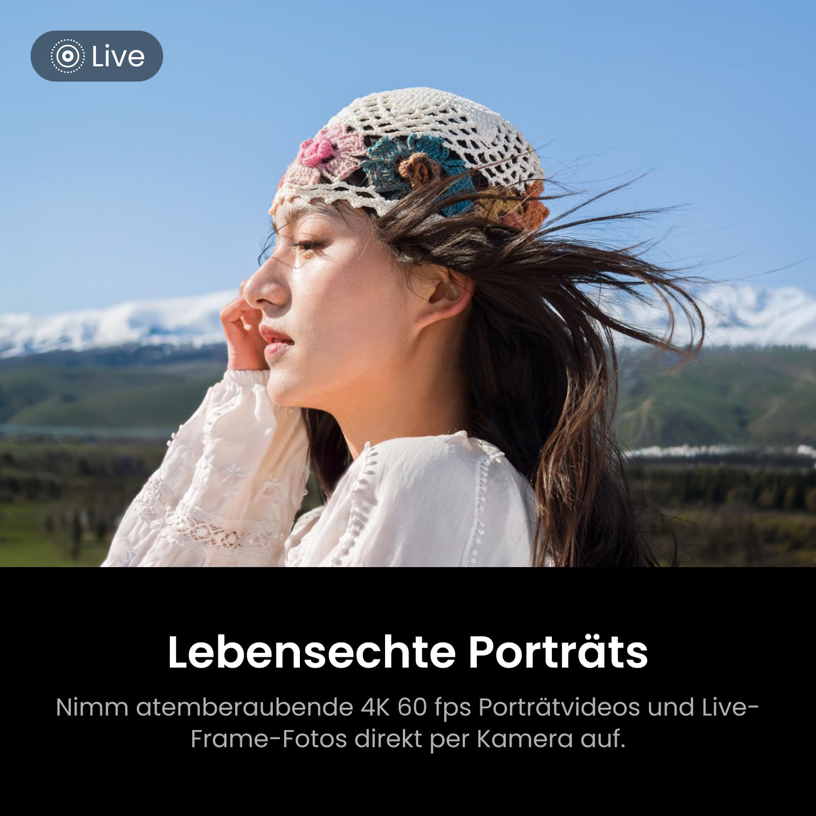 Insta360 Luna Ultra – 8K Vlogging-Kamera mit Zwei Leica Objektiven, 12× Zoom, 1"-Sensor, Abnehmbarer 2"-Touchscreen, Dreifach-KI-Chip, kompakte Gimbal-Kamera für Vlogs und Fotografie 7