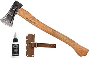 1844 Helko Werk Germany Traditional Mini Spalter - Made in Germany Compact Splitting Axe, Small Wood Splitting Hatchet - Head 2-1/2 lbs, Handle 20 in. (Mini Spalter) #13511