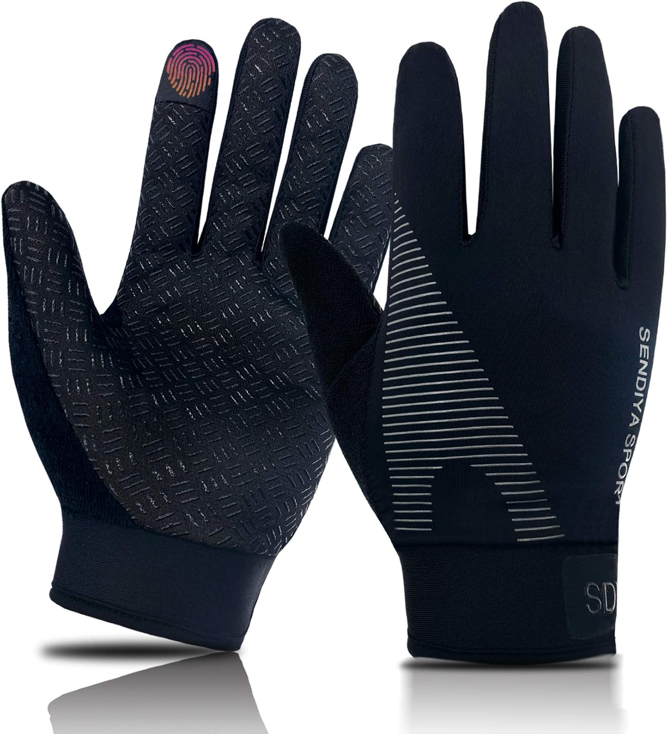 Buy Full Finger Workout Gloves, AntiSlip Full Palm Protection, Touch