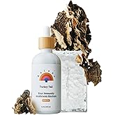 Rainbo - Turkey Tail Mushroom Tincture - Alcohol Free - Dual Extract Mushroom Supplement - Immune Support, Gut Health, Liquid Turkey Tail Supplement, Vegan, Non GMO, 3.4 fl oz