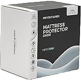 Protect-A-Bed, Snow Mattress Protector, Featuring Nordic Chill Fiber, Waterproof, 5-Sided, Queen