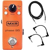 MXR M290 Mini Phase 95 Phaser Effects Pedal for Electric Guitar includes (Power Adapter) with 2 Senor Path Cable and Instrument Cable