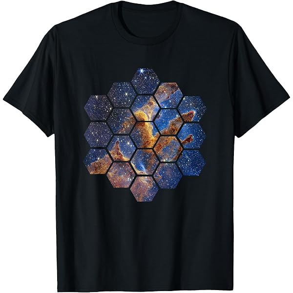 Future Of Flight James Webb Space Telescope Logo T-Shirt - Adult Size XL, Distressed Print
