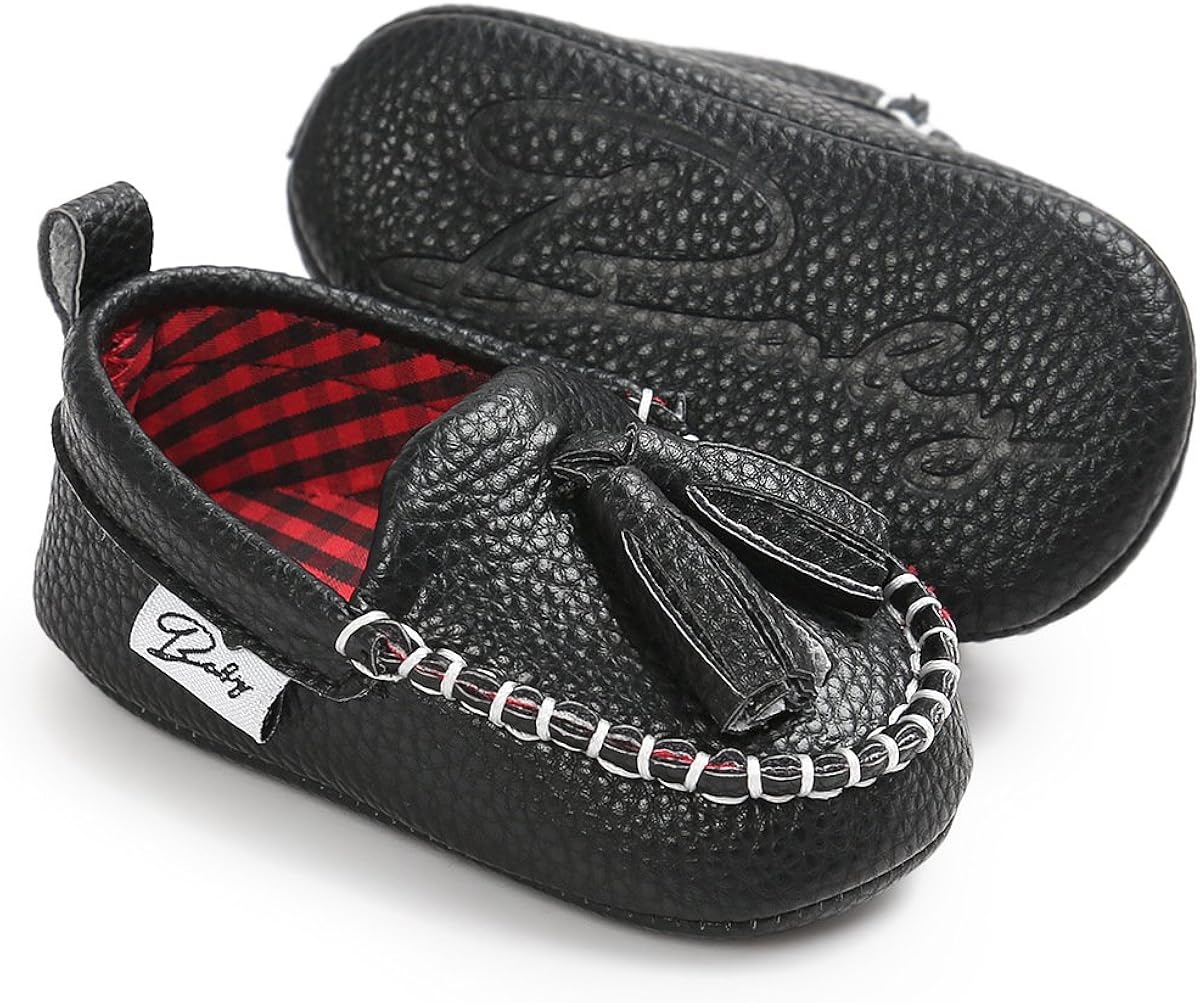  | ENERCAKE Infant Baby Boys Girls Shoes Anti Slip PU Leather Loafers Moccasins Toddler First Walkers Newborn Crib Shoes | Oxfords & Loafers