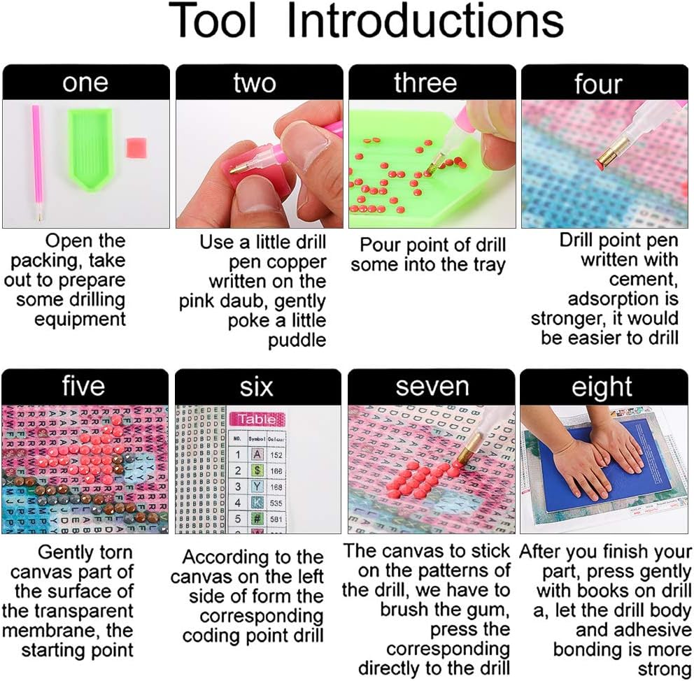 Hugttt 2 Pack Home Love Diamond Painting Kit 11 8 X 15 7 Inch Rhinestone Diamond Embroidery Paintings Diy Art Craft Home Wall Decor 5d Diy Round Diamond Number Kits With Full Drill Arts