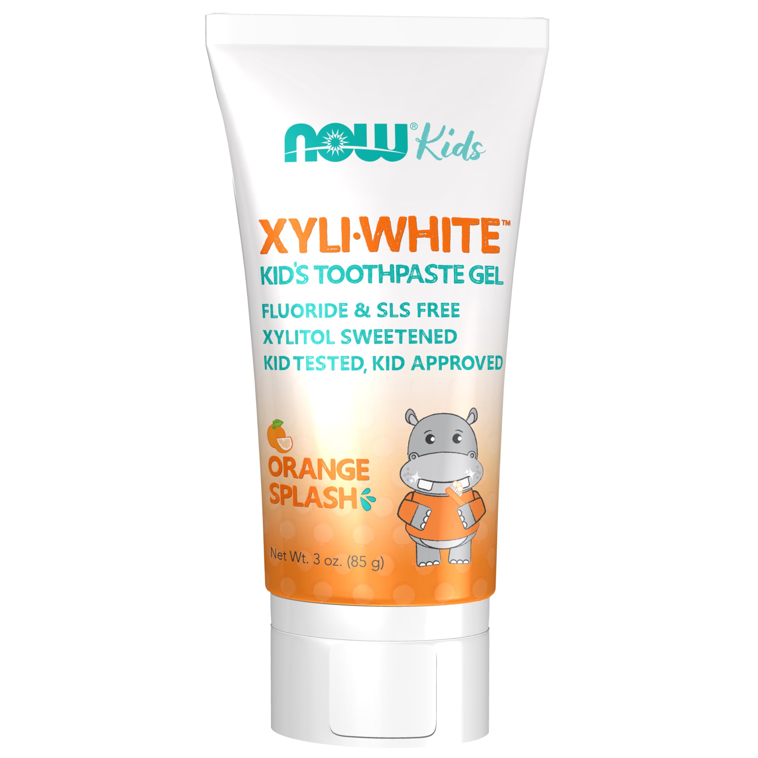 NOW Kids Xyliwhite Orange Splash Toothpaste Gel, 85 g, 3 oz.