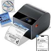 ASprink Bluetooth Shipping Label Printer,Built-in Paper Bin&amp;30Pcs Label | Thermal Label Printer 4x6 for Small Business &amp; Shipping Packages, Thermal Printers Compatible with Amazon, Tiktok, USPS