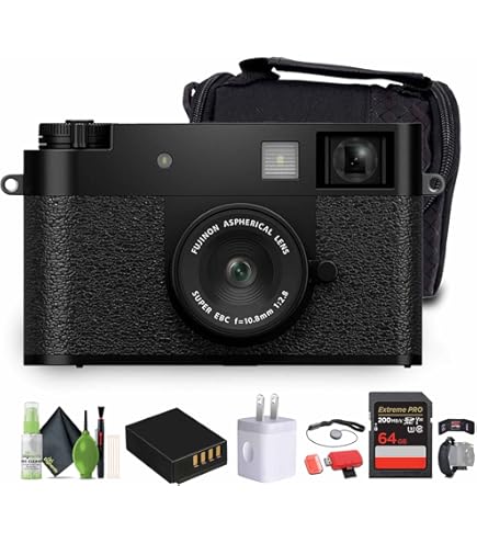 Amazon.com : Fujifilm X Half Digital Camera (Black) Bundle