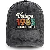 90th 80th 70th 60th 50th 40th 30th Birthday Gifts for Men Women, Vintage 1935 1945 1955 1965 1975 1985 1995 Hat