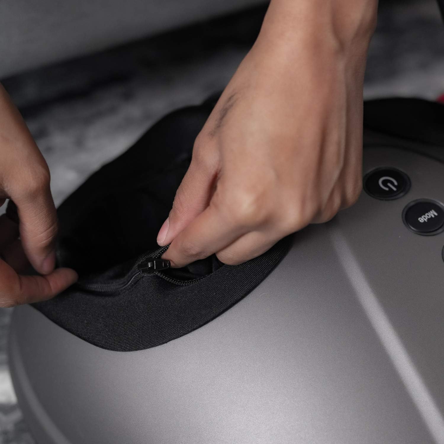 Breo Foot Massager with Heat, Deep Rolling Kneading Therapy Massage Air Compression, Relieve Foot Pain for Up to Size 11: Health & Personal Care