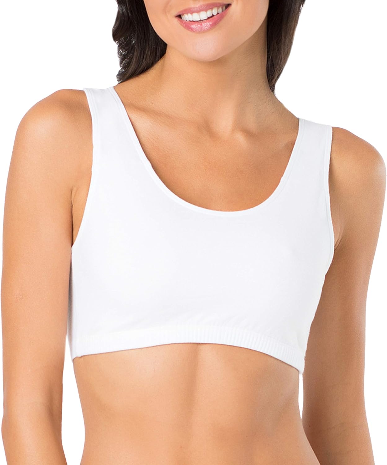 Fruit of the Loom Women's Tank Style Sports Bra at  Women’s Clothing store
