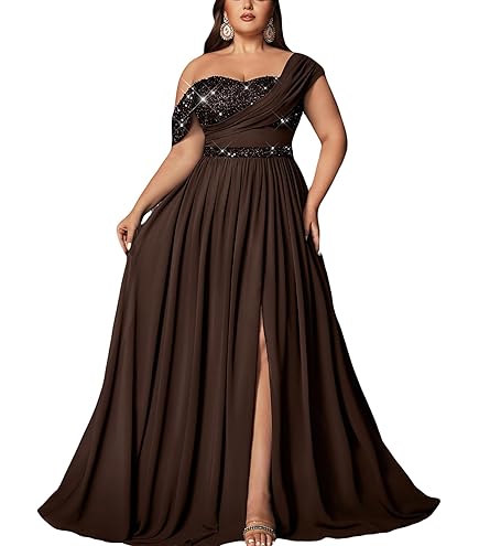 plus size maxi dresses with high slits MIMIFINA Women's Sparkly Off The Shoulder Deep V Neck Slit Glitter Prom Wedding Formal Dress Prom Wedding Black Gold : Clothing, Shoes & Jewelry embellishment: appliques