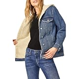 Minka Faux Fur Denim Jacket 