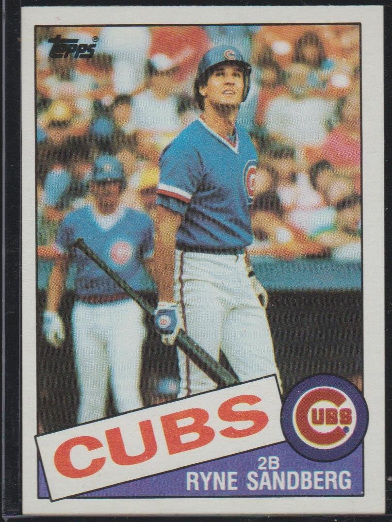 1985 Topps Ryne Sandberg Cubs Baseball Card 460 at Amazon's Sports Collectibles Store