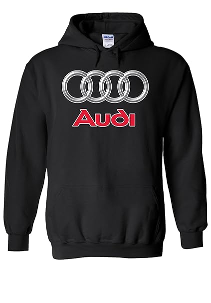 PatPat Store Audi Logo S Line R8 German Car Cool Novelty Black Men Women Unisex Hooded Sweatshirt Hoodie