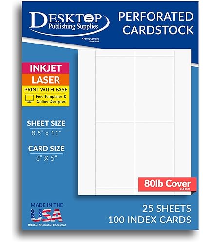 Amazon.com: MACO Laser/Ink Jet White Index Cards, 3