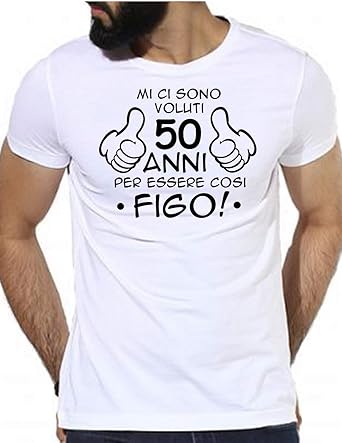 magliette compleanno 50 anni