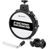 Lemon T550 8" Tom Electronic Drum Pad, Dual-Zone Mesh Head | Compatible with Roland, Alesis Nitro Max, Yamaha DTX, Simmons &amp; Donner, Expansion Pad, Rack Mount