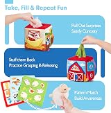 Hahaland Surprise Tissue Box Baby Toy Montessori 6-12 Months Farm Animals view 3