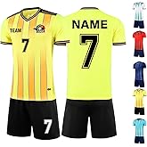 Custom Soccer Jersey Kid Youth Adult Personalized Soccer Outfit for Boys Girls