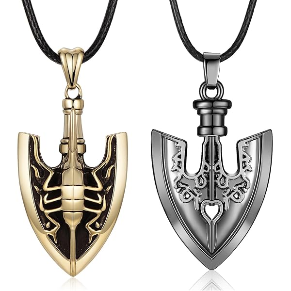 Mullike Anime JJBA JOJO Necklace Stand Arrow Pendant Necklace