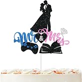 Wedding Cake Toppers Funny Bridal Shower Mr &amp; Mrs Wedding Game Console Book Cake Topper