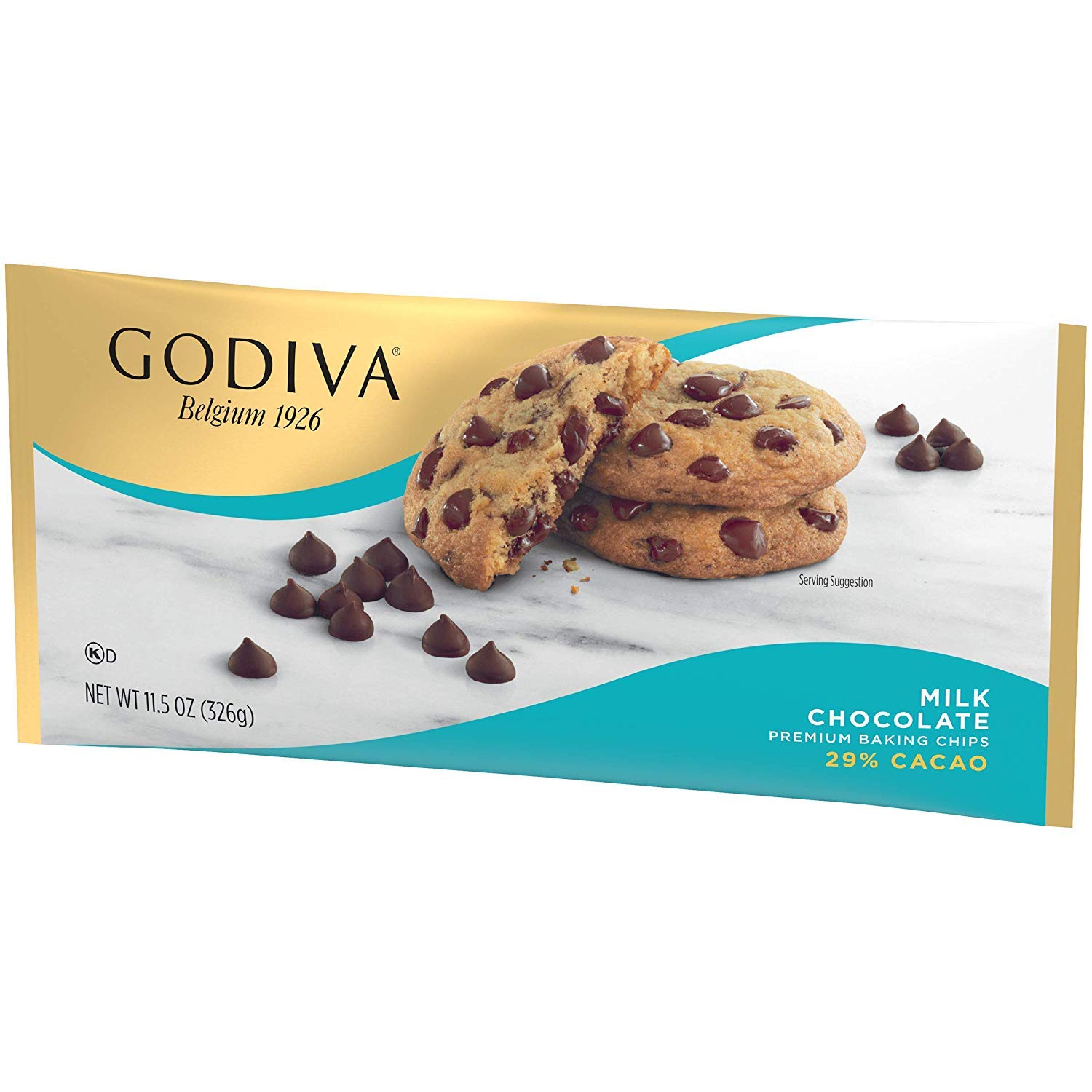 Godiva Milk Chocolate Premium Baking Chips 11 Oz