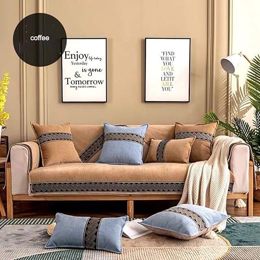 Homhom Chenille Premium Sofa Cover Slipcover Couch Cover Furniture