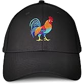 Hepandy Embroidered Rooster Hats