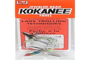 LUHR JENSEN South Bend Sporting Goods 1 Kokanee Jeweled Bead Lake Troll Peacock Red Metallic, 28-Inch, 3690-001-0726