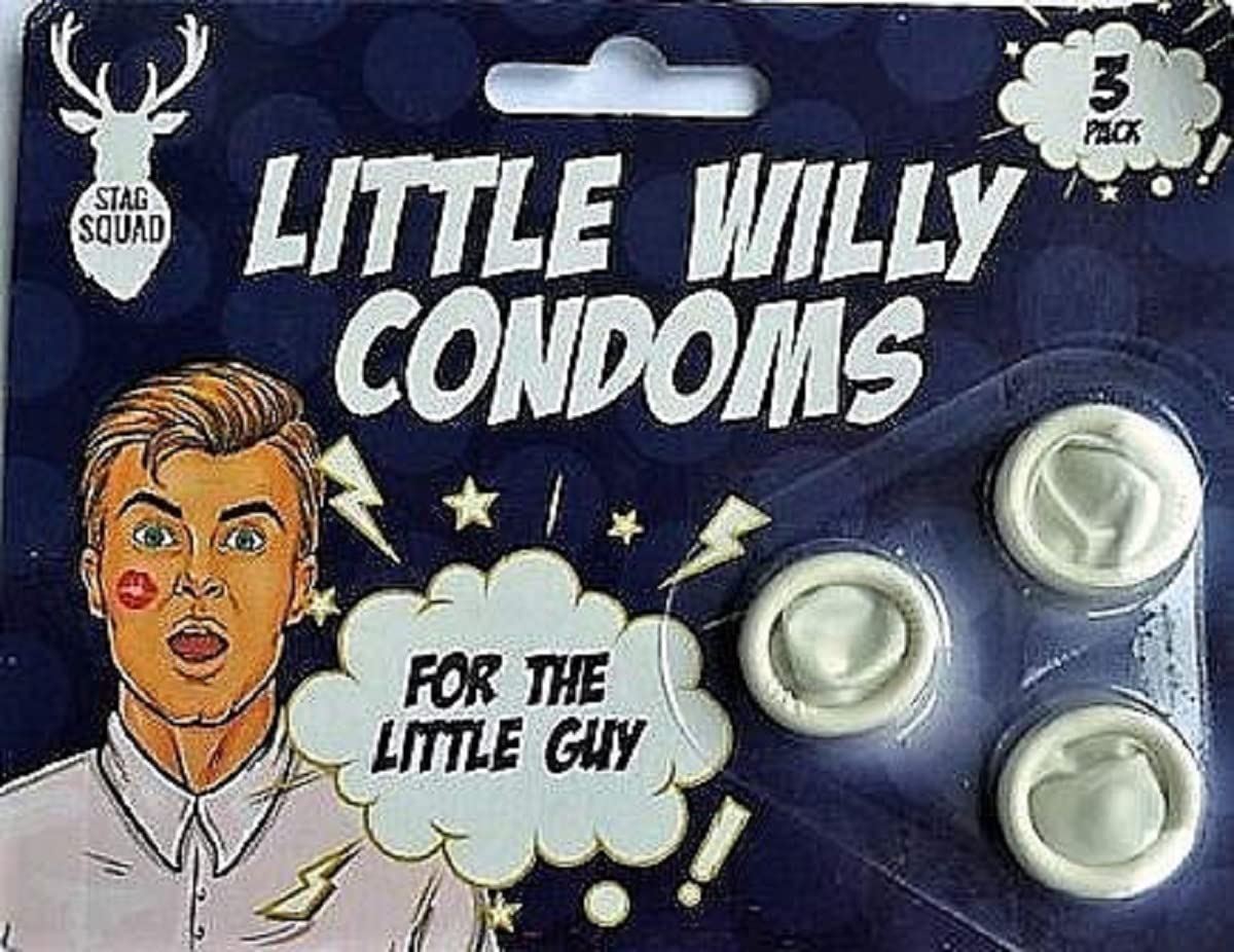 Little Willy Condoms by Stag Squad (Pack of 3)