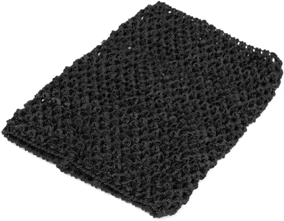Boutique Wholesale Princess 9 Inch Crochet Top for Kids Sold Individually (Black)