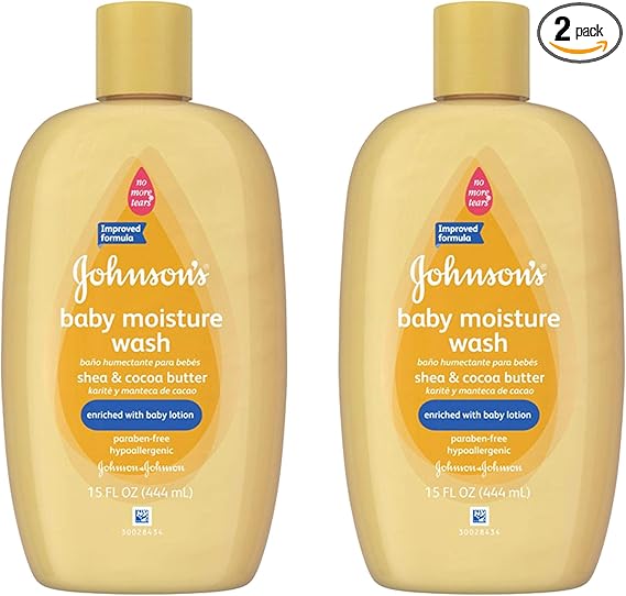 johnson's baby moisture wash with shea and cocoa butter