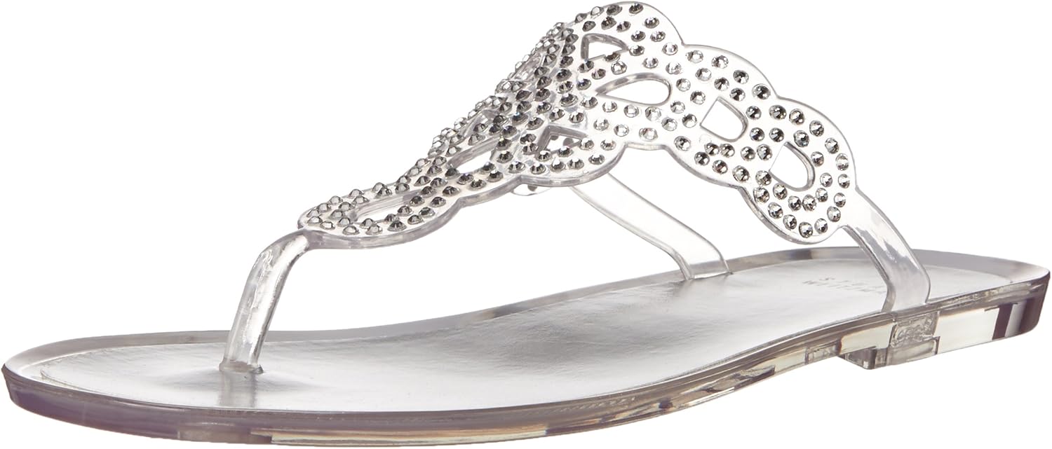 stuart weitzman crystal jelly sandals