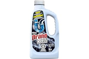 Drano Liquid Drain Clog Remover and Cleaner, Unclogs and Removes Blockages from Showers and Sinks, 900mL