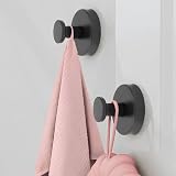 Bafiwu 2PCS Stainless Steel Suction Hooks Shower Bathroom Adhesive Hooks view 4
