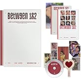 TWICE - [BETWEEN 1&amp;2] (Complete Ver.) Photobook + CD-R + BOX + Polaroid + Postcard + Sticker + Message Photocard + Heart Glass + Folded Poster + Photocard + 2 Pin Button Badges