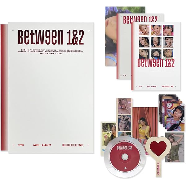 TWICE - BETWEEN 1&2 11th Mini Album ( 4 Version Full Set. )+4ea