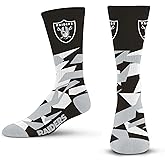 For Bare Feet NFL Unisex Shattered Camo Crew Sock Nfl
