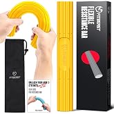 FitBeast Flex Therapy Bar, Tennis Elbow Therapy Bar - Ideal for Relieve Tendonitis Pain &amp; Improve Grip Strength, Fitness Resistance Bar for Golfers Elbow &amp; Tendinitis, Twist Bar for Physical Therapy