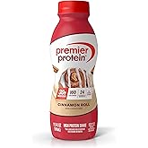 Premier Protein Shake, Cinnamon Roll, 30g Protein, No Added Sugar, 24 Vitamins & Minerals to Support Immune Health, 11.5 fl oz, 1 Pack (Packaging May Vary)