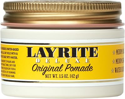 Layrite Original Pomade 42g Medium Hold Water Soluble Medium Shine
