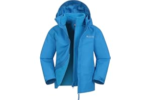 Mountain Warehouse Fell Kids 3 in 1 Jacket - Packaway Hood, Triclimate Coat
