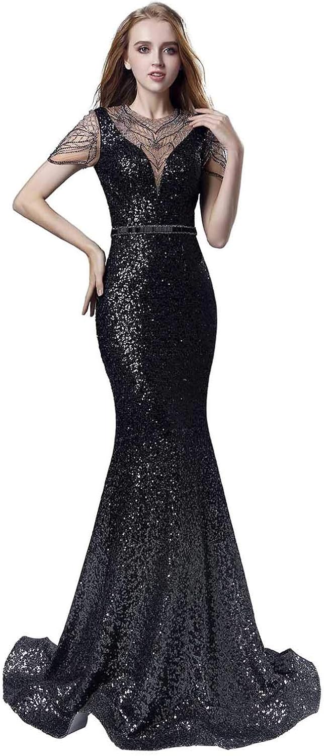 short sleeve prom dresses 2019