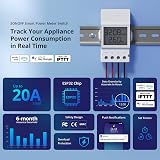 SONOFF WiFi Smart Power Meter Switch 20A POW Elite POWR320D with LCD view 2