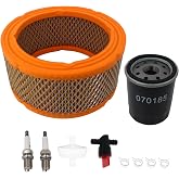 Masnln Air Filter 0C8127, Oil Filter 070185ES for Generac 12-18KW 760cc 990cc Universal Generators