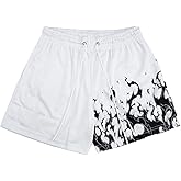 DIOTSR Mens Graphic Shorts Cool Streetwear Basketball Shorts Athletic Running Shorts Drawstring Waist
